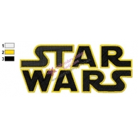 Star Wars Logo Embroidery Design